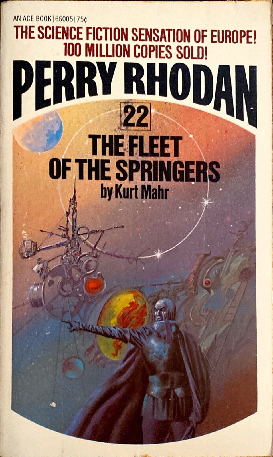 Perry Rhodan 22 - The Fleet of the Springers by Kurt Mahr 1973 Ace Paperback