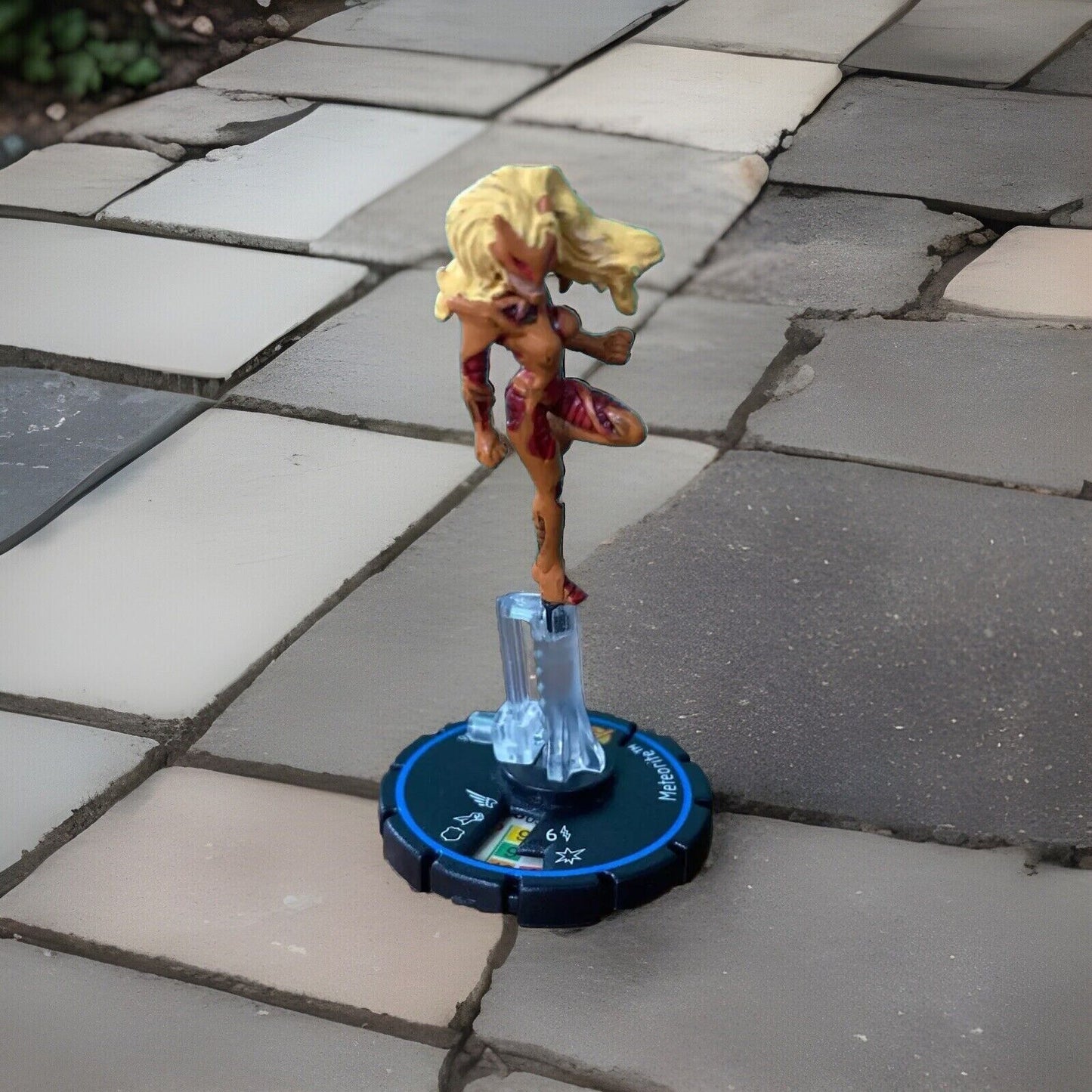 Heroclix Marvel Critical Mass #056 Meteorite Experienced Blue