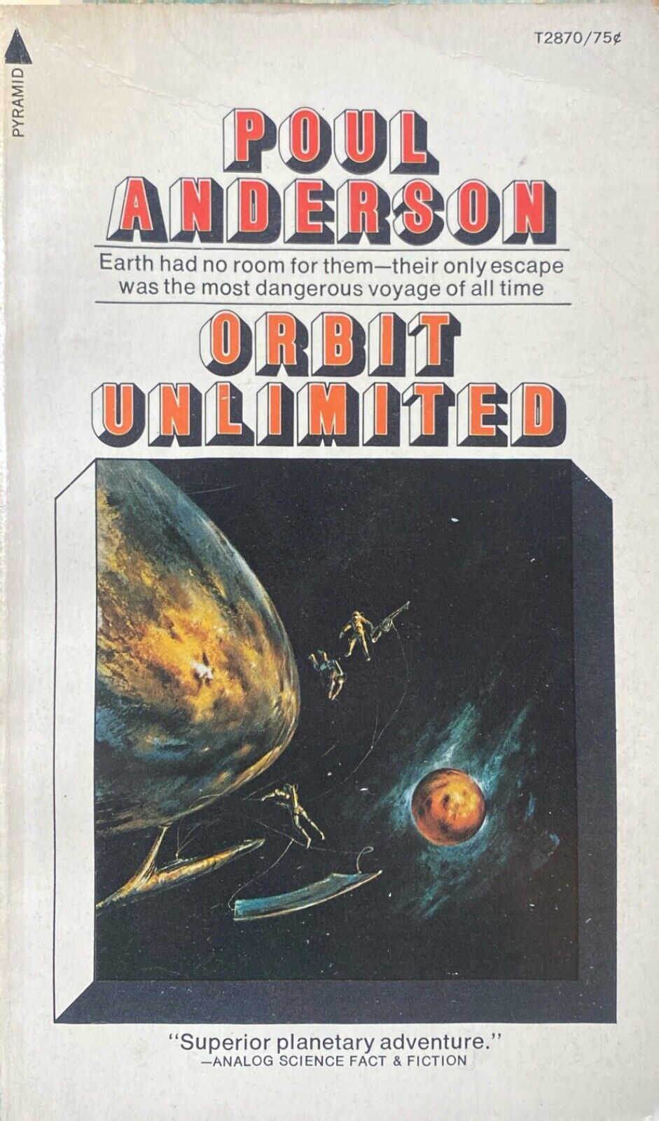 Orbit Unlimited by Poul Anderson 1972 Pyramid T2870 Paperback