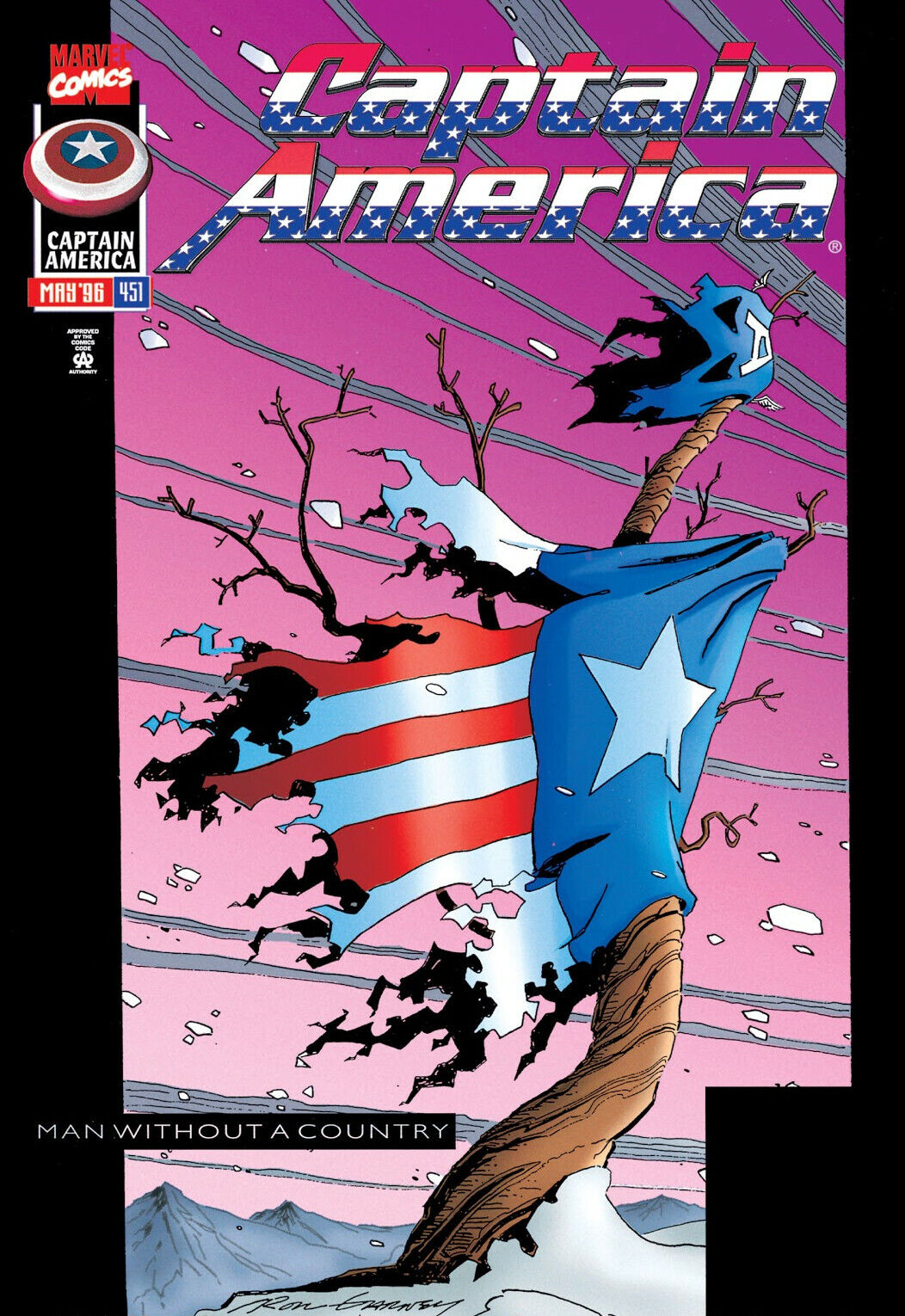 Marvel Comics Captain America #451 Modern Age 1996
