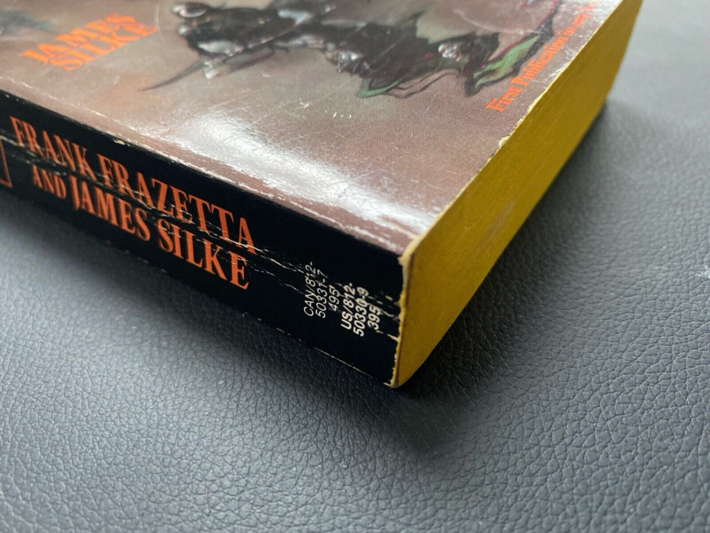 Death Dealer: Tooth and Claw by Frank Frazetta & James Silke 1989 Tor Paperback