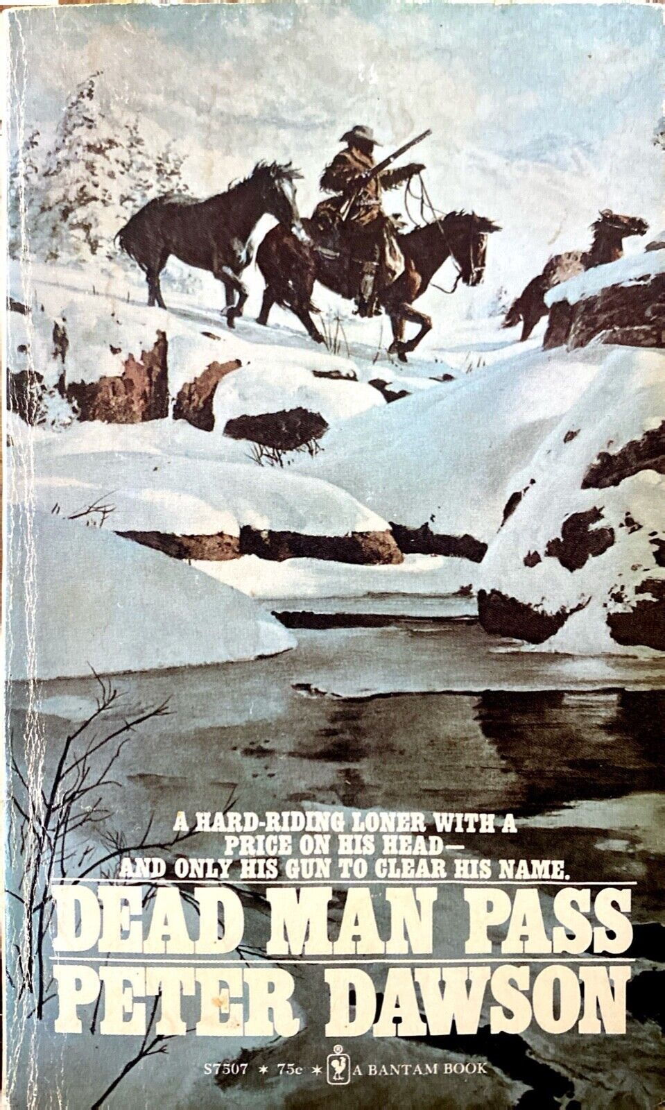 Dead Man Pass by Peter Dawson 1973 Bantam S7507 Paperback Fifth