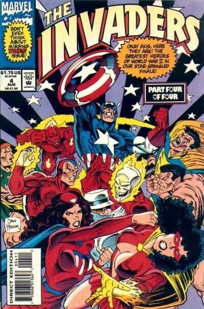 Marvel Comics The Invaders #4 Modern Age 1993