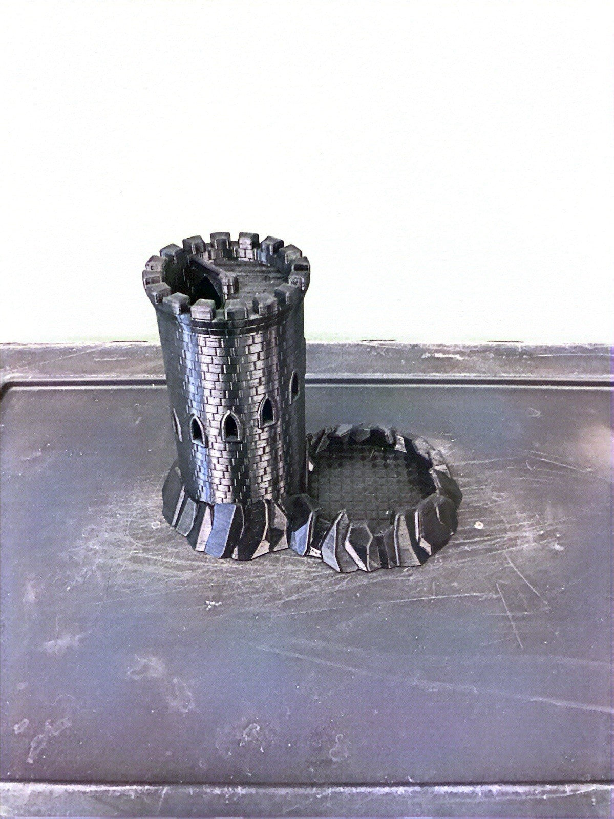 3D Printed Dungeons And Dragons Dice Tower , TTRPG Dice Rolling Tower