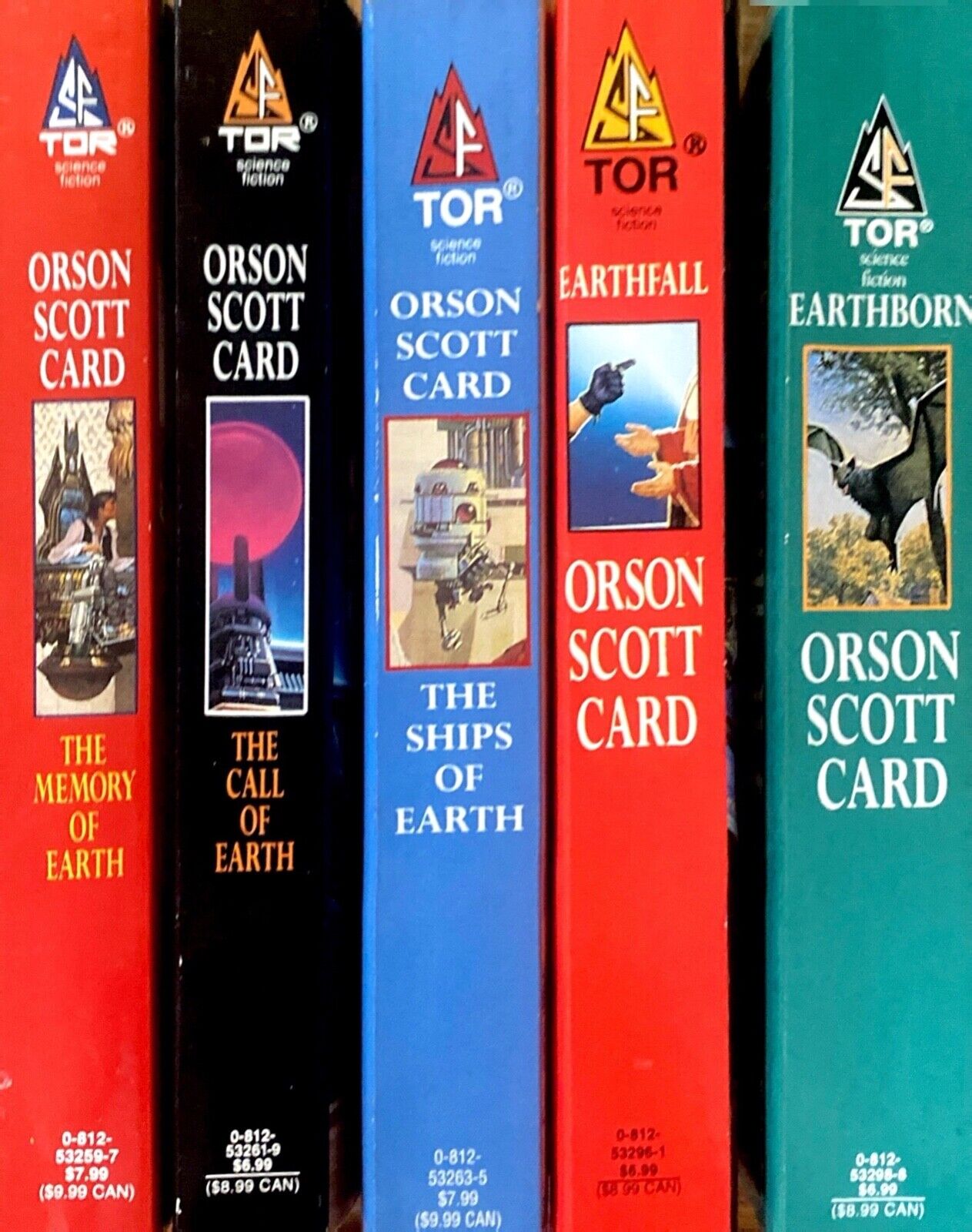 The Homecoming Quintet by Orson Scott Card Tor Paperback Memory of Earth