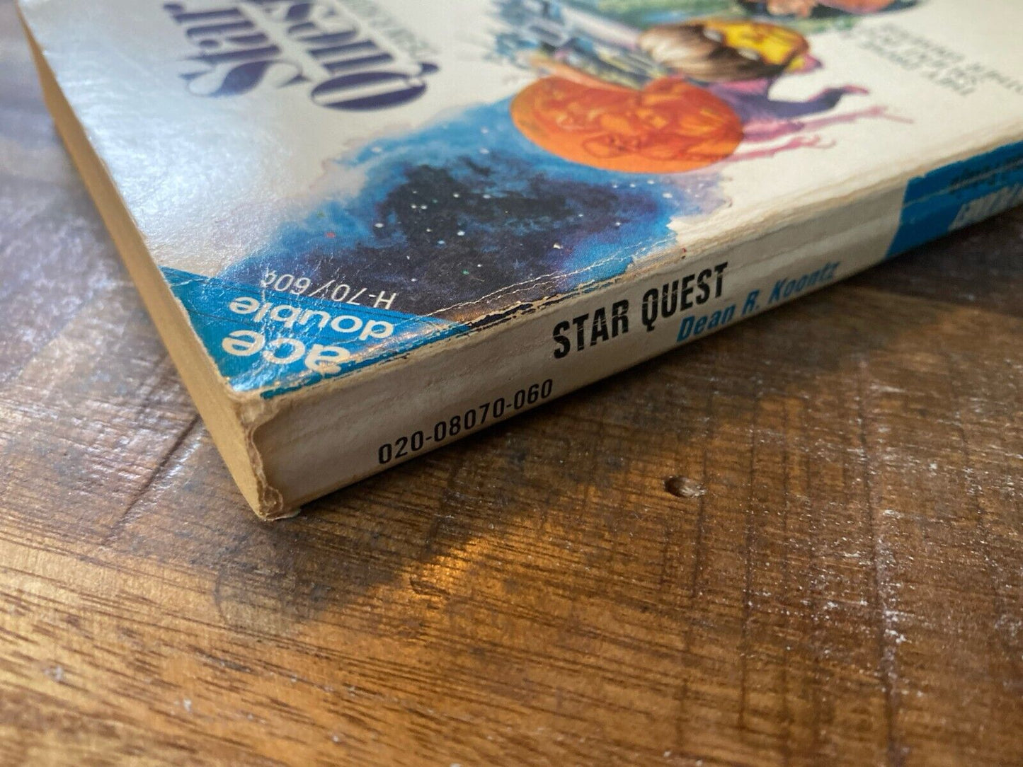 Star Quest/Doom of the Green Planet by Dean Koontz/Petaja 1968 Ace Double H-70