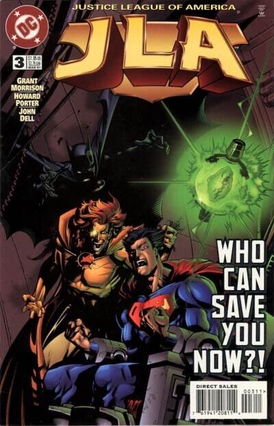 DC Comics JLA #3 Modern Age 1997 Justice League of America Grant Morrison