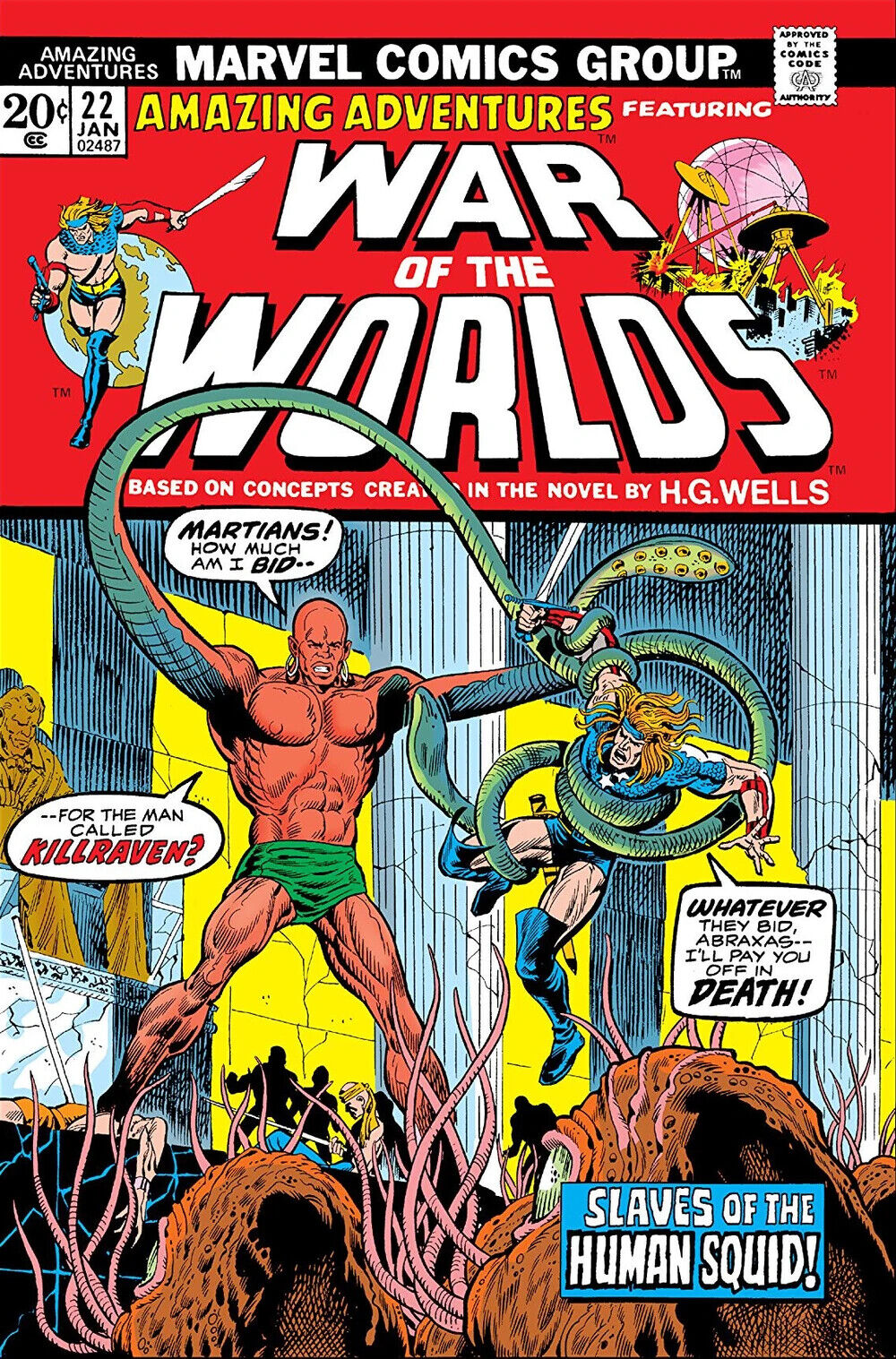 Marvel Comics Amazing Adventures #22 Bronze Age 1974