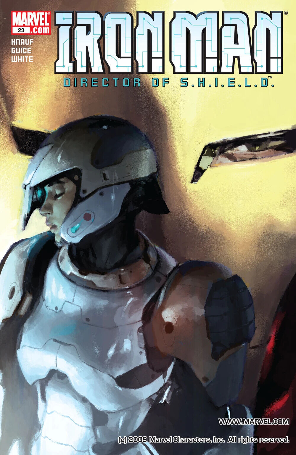 Marvel Comics Invincible Iron Man #23 Modern Age 2007 Director of S.H.I.E.L.D.