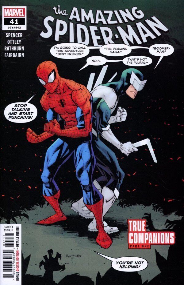 Marvel Comics Amazing Spider-man #41 Legacy #842 Modern Age 2020