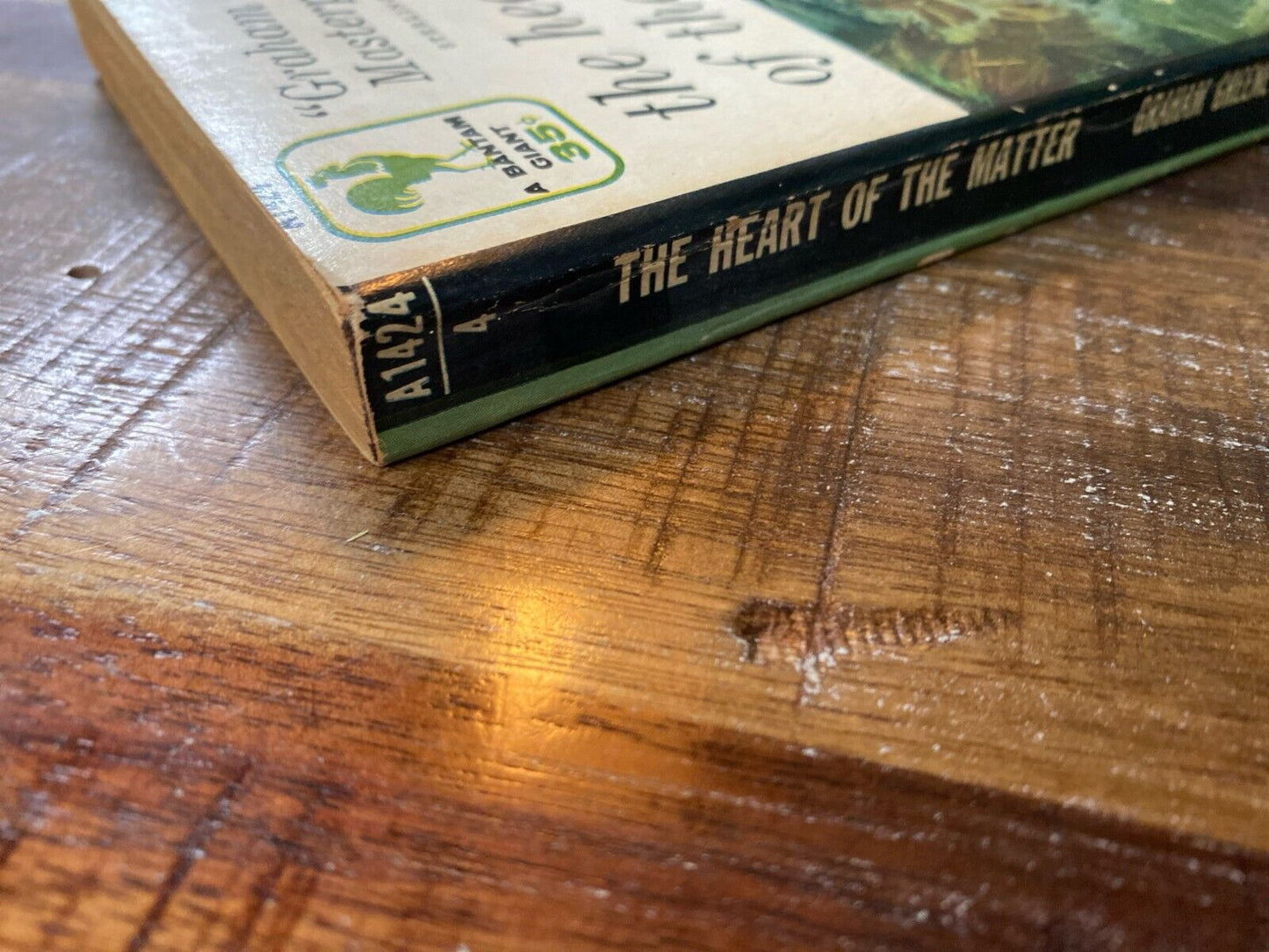 The Heart of the Matter by Graham Greene 1956 Bantam Giant A1424 Paperback