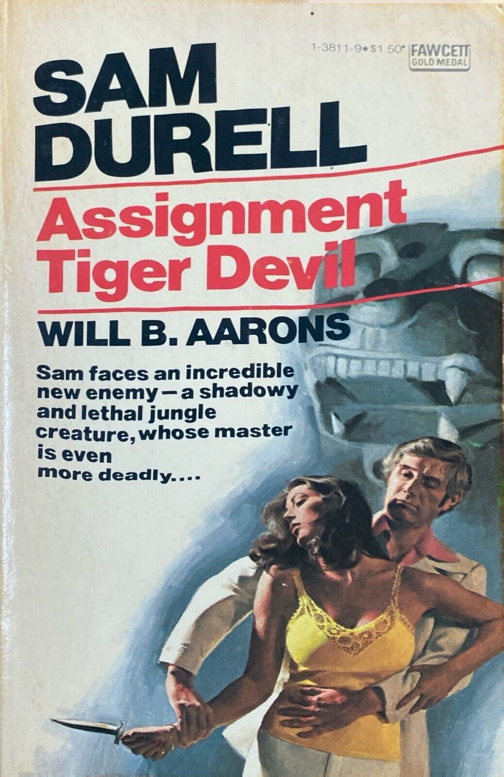 Assignment Tiger Devil by Edward S. Aarons 1977 Fawcett Paperback