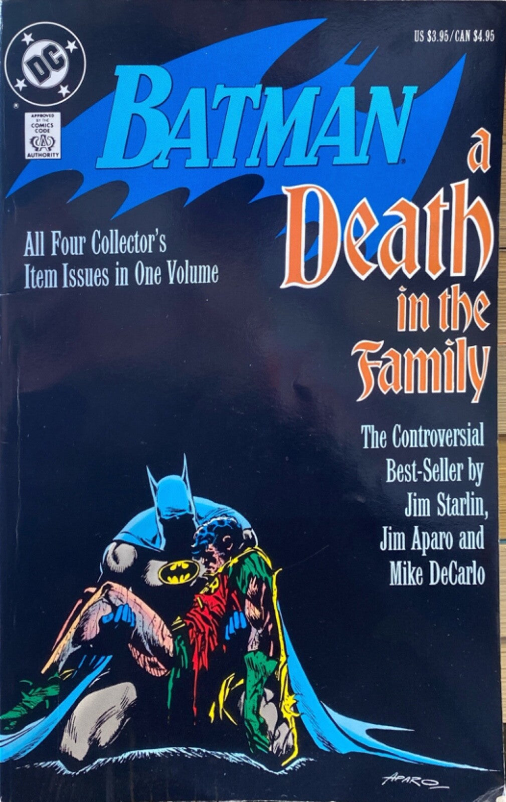 DC Comics Batman: A Death in the Family 1989 Paperback
