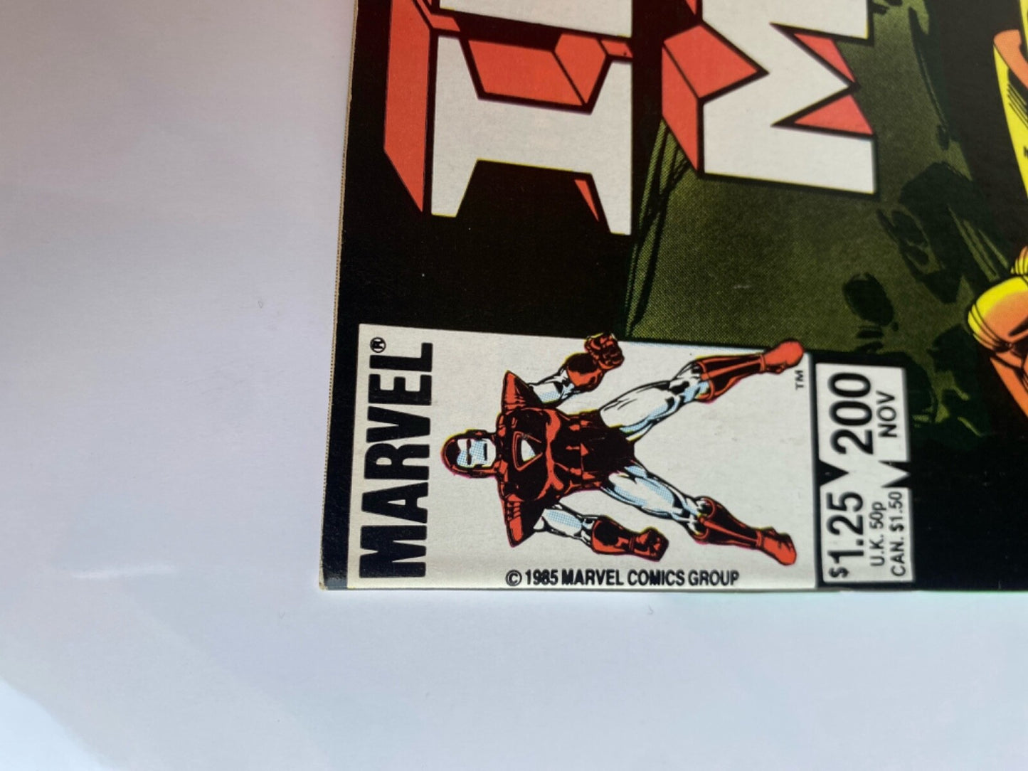 Marvel Comics Iron Man #200 Copper Age 1985 First Iron-Monger