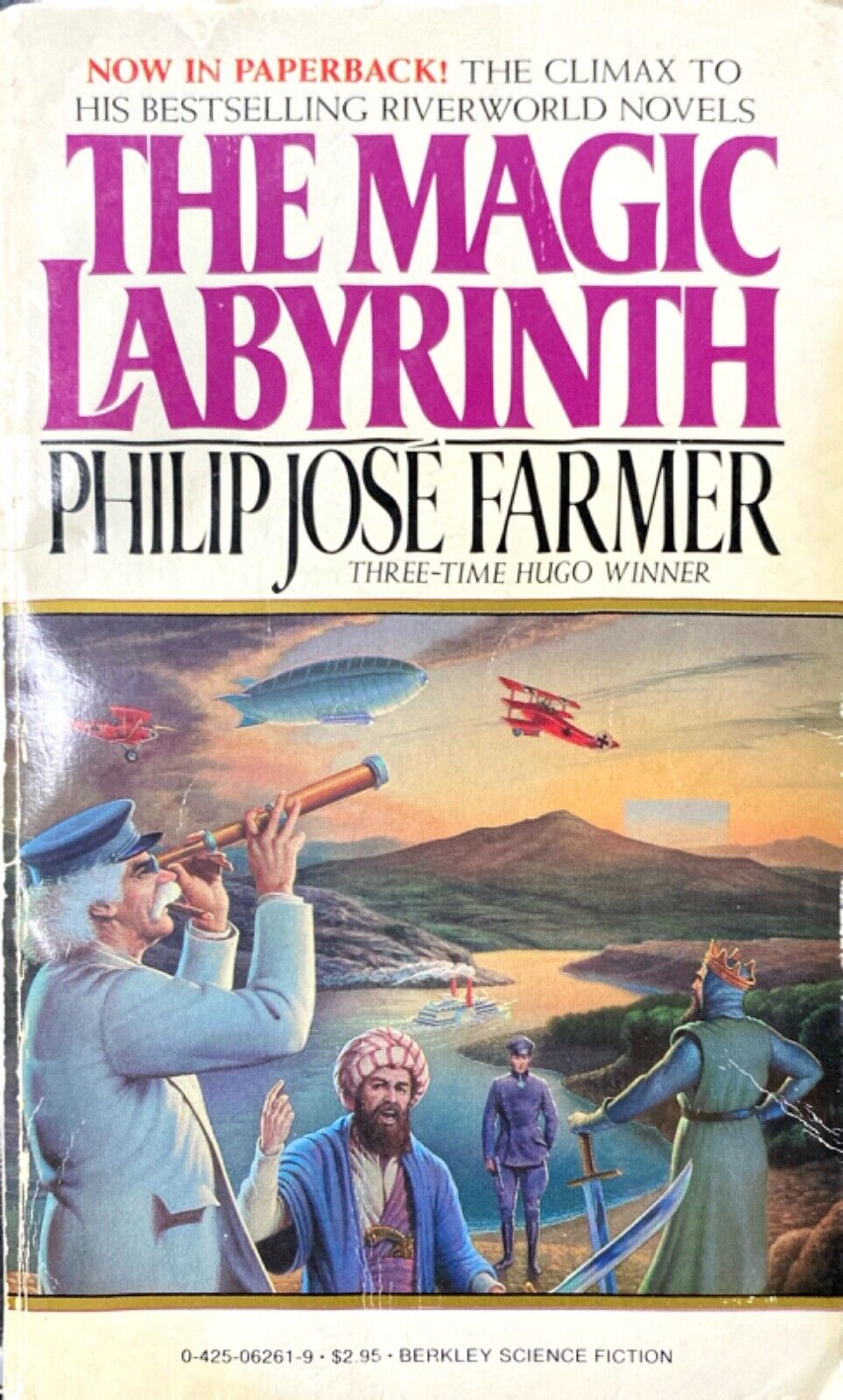 The Magic Labyrinth by Philip Jose Farmer 1983 Berkley Paperback
