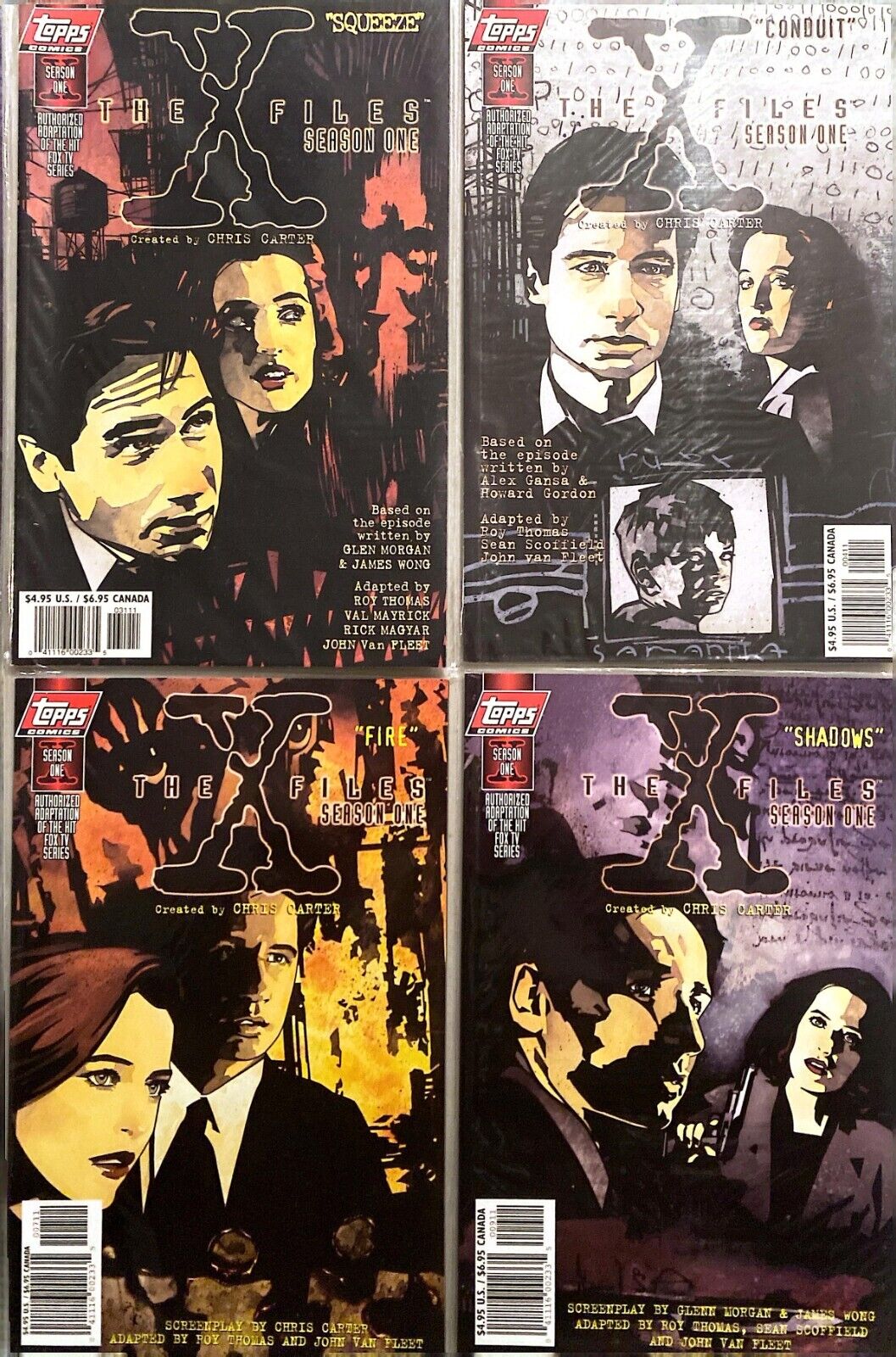 Topps Comics The X-Files: Season One Modern Age 1997-1998 Lot of 8