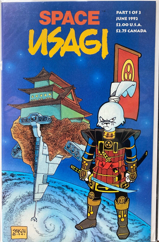 Mirage Comics Space Usagi #1-3 Modern Age 1992 Complete Series