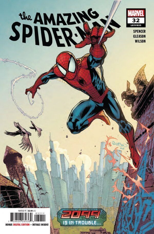 Marvel Comics Amazing Spider-man #32 Legacy #833 Modern Age 2019