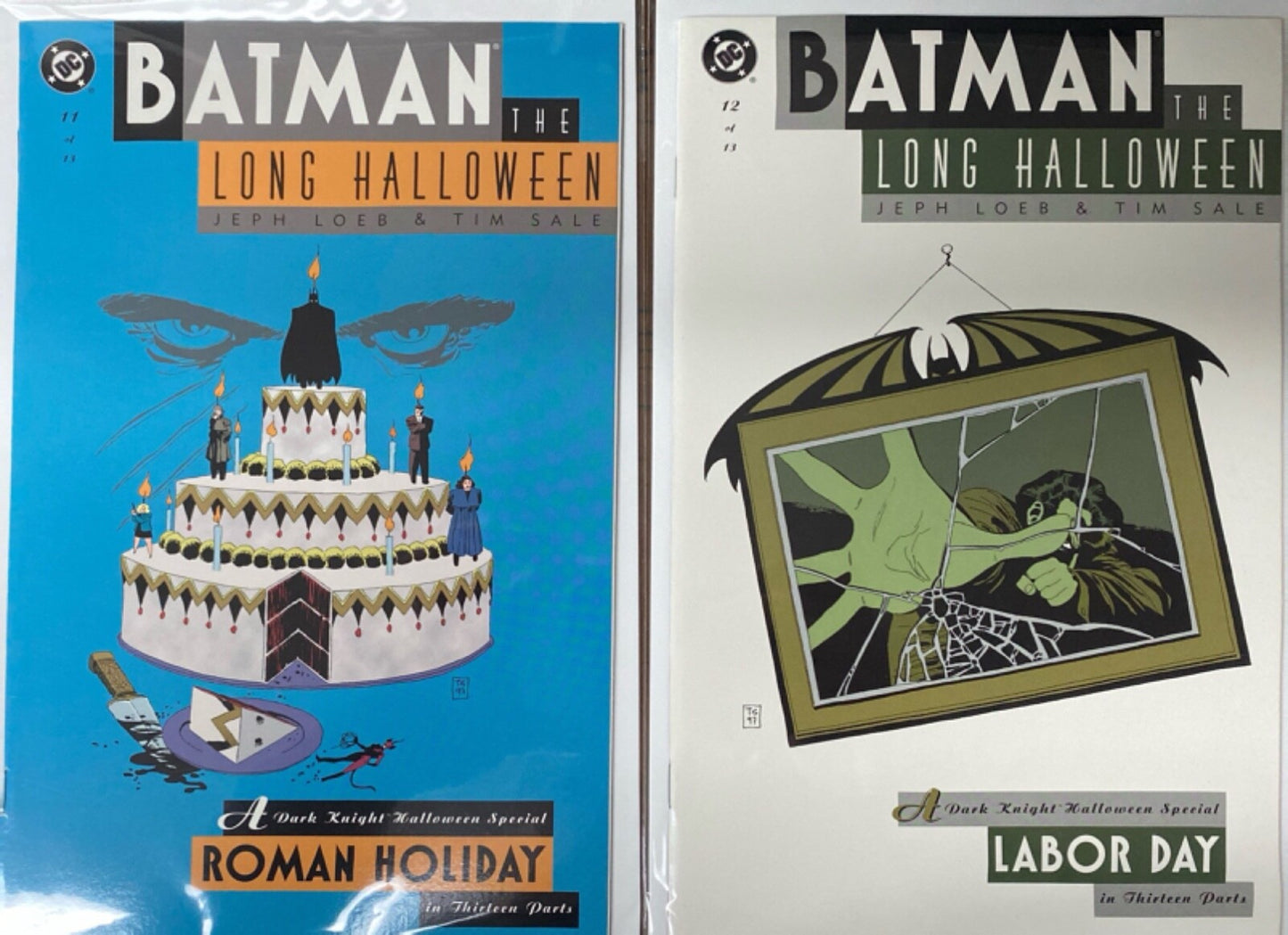 DC Comics Batman: The Long Halloween #1-13 1996 High Grade Signed Loeb & Sale