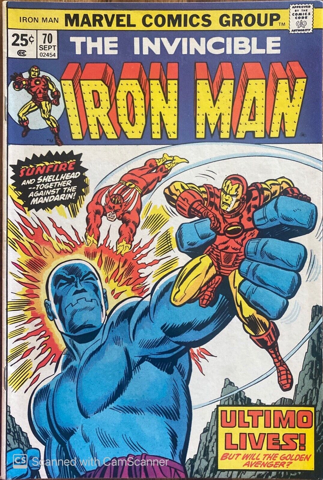 Marvel Comics Iron Man #70 Bronze Age 1974 Ultimo