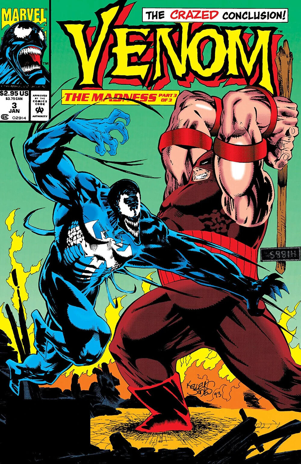 Marvel Comics Venom: The Madness #3 Modern Age 1994