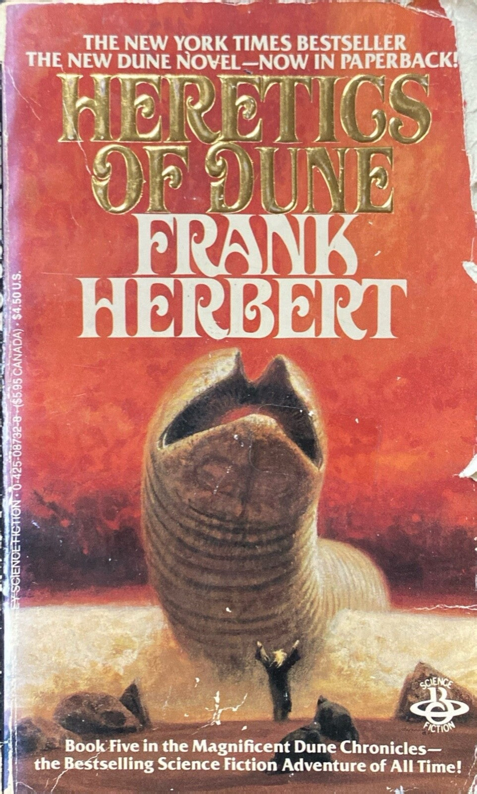 Heretics of Dune by Frank Herbert 1986 Berkley Paperback