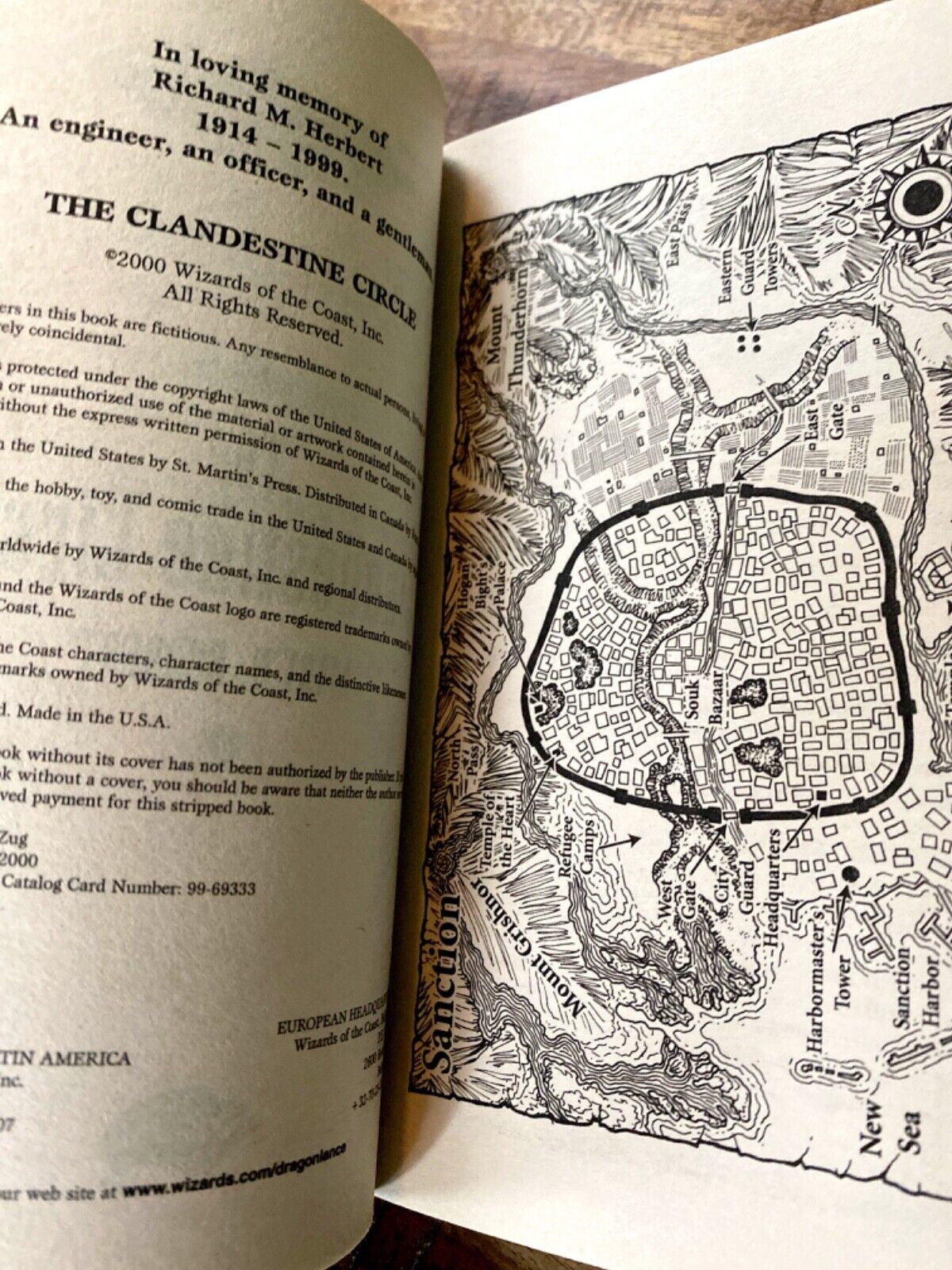 The Clandestine Circle by Mary H. Herbert 2000 Wizards Paperback D&D Dragonlance