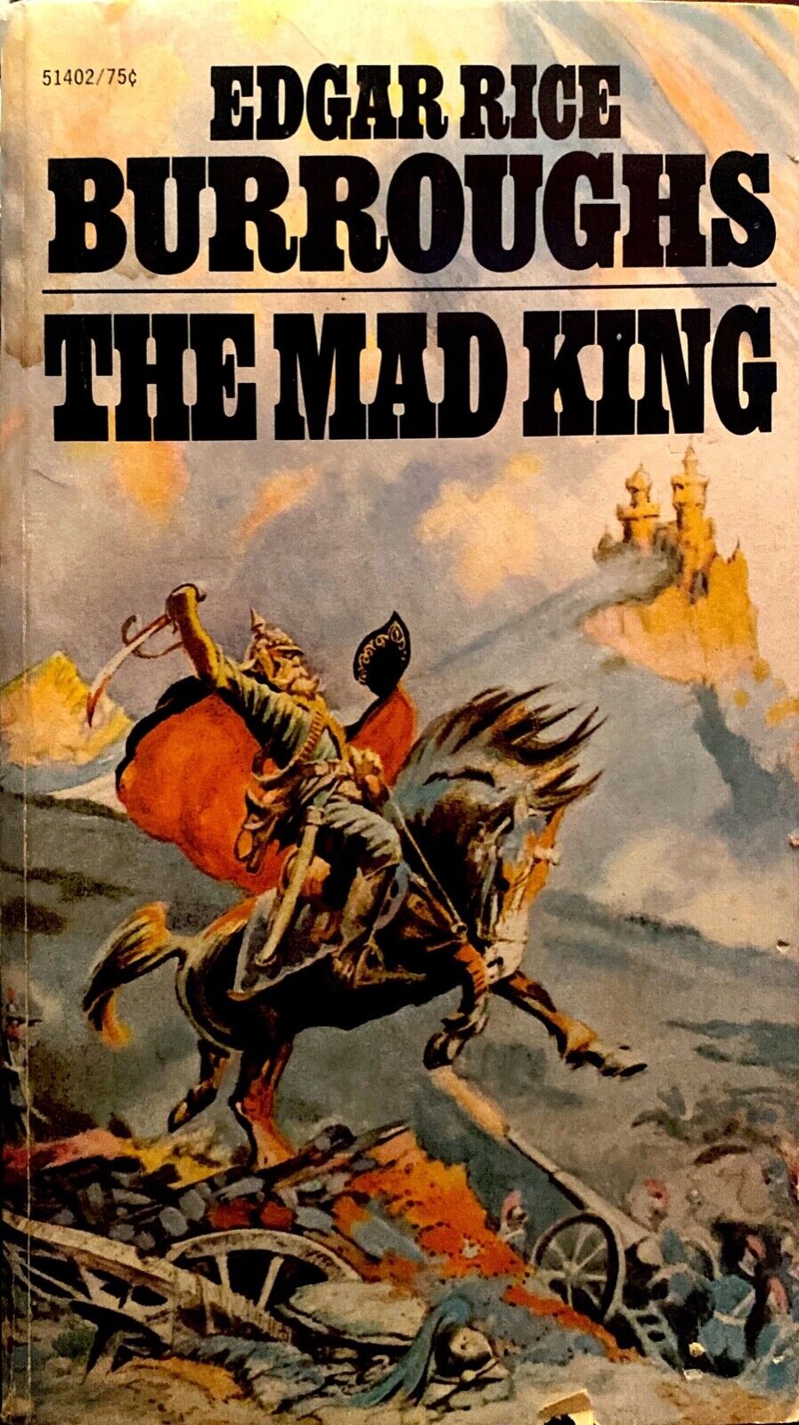 The Mad King by Edgar Rice Burroughs 1971 Ace 51402 Paperback