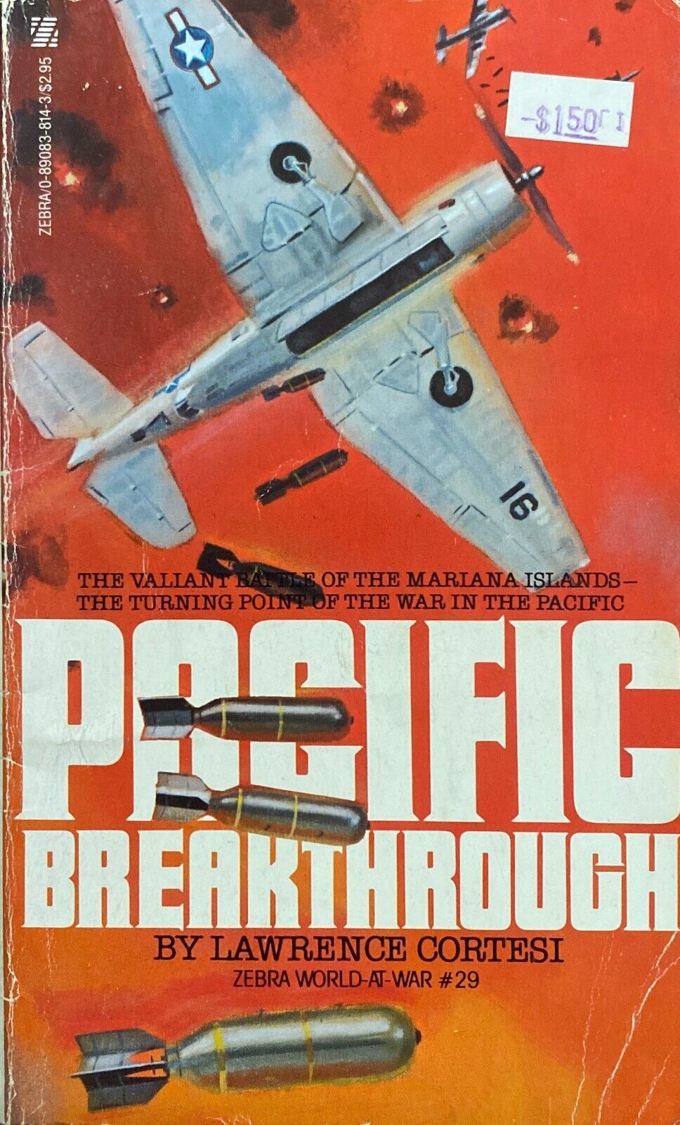 Pacific Breakthrough by Lawrence Cortesi 1981 Zebra Paperback