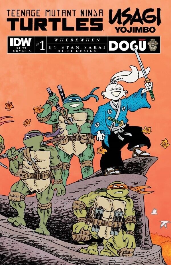 IDW Comics Teenage Mutant Ninja Turtles/Usagi Yojimbo: Where When #1 Variant