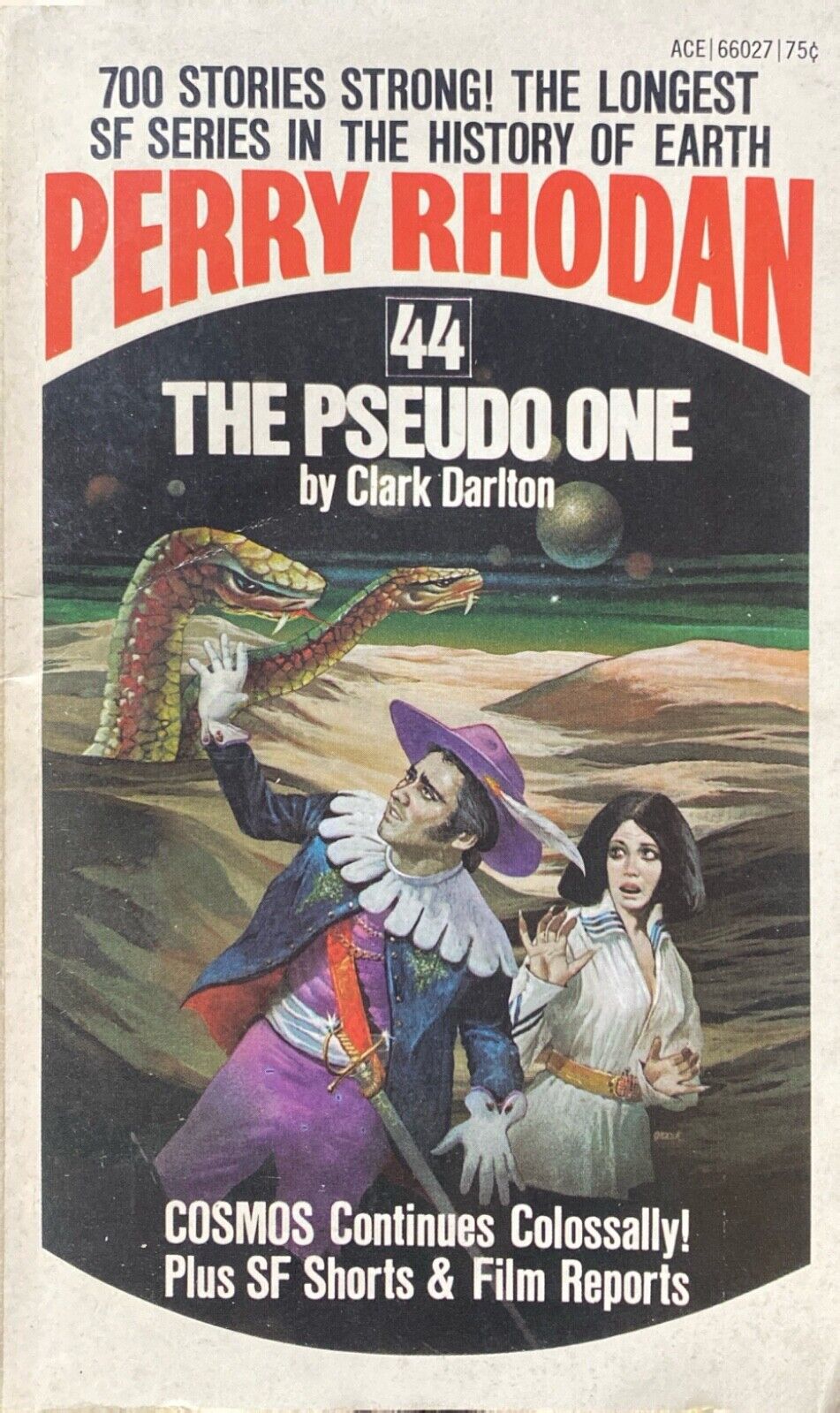 Perry Rhodan 44: The Pseudo One by Clark Darlton 1974 Ace Paperback