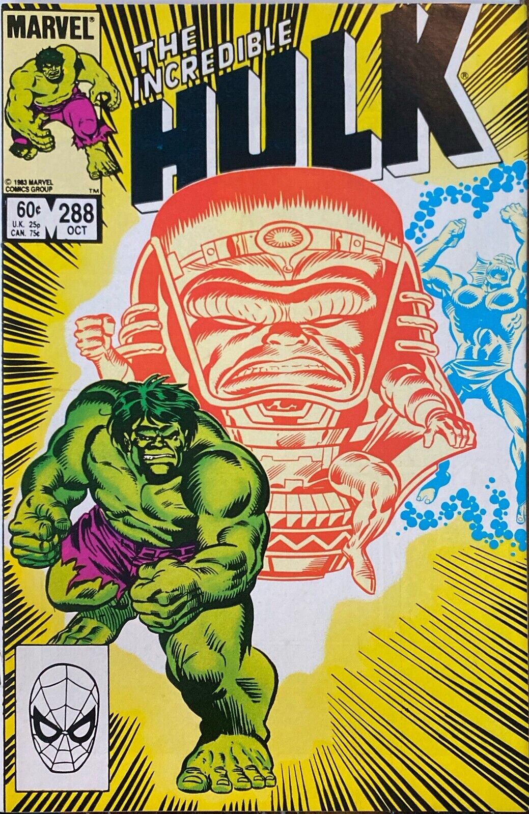 Marvel Comics Incredible Hulk #288 Bronze Age 1983