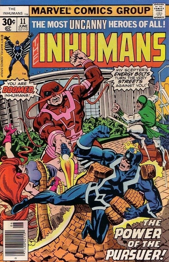 Marvel Comics The Inhumans #11 Bronze Age 1977