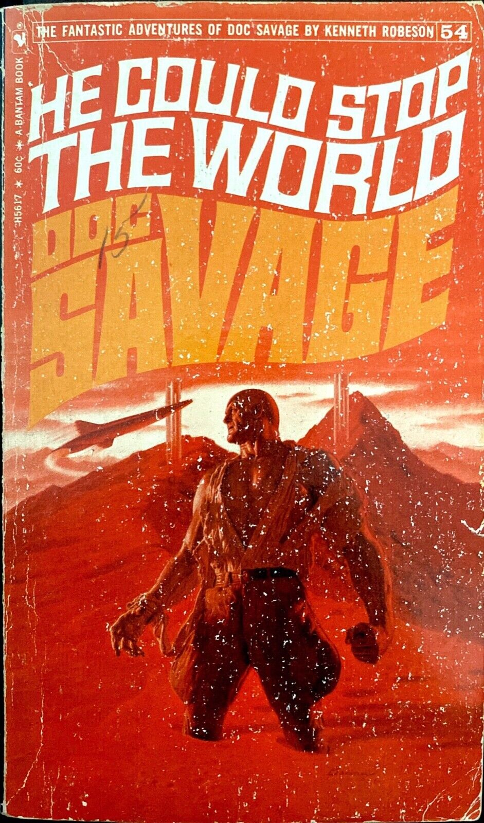 Doc Savage #54 He Could Stop the World by Kenneth Robeson 1970 Bantam Paperback