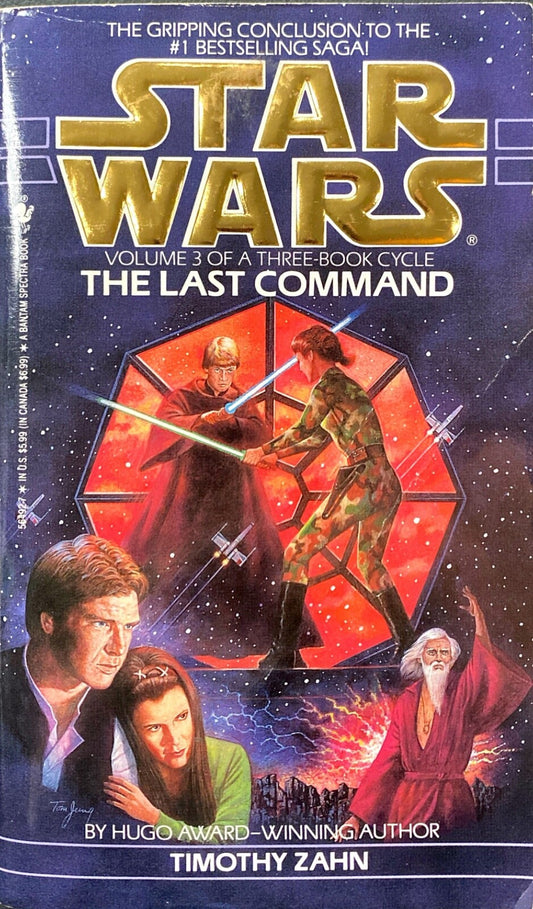 Star Wars: The Last Command by Timothy Zahn 1994 Bantam Paperback First