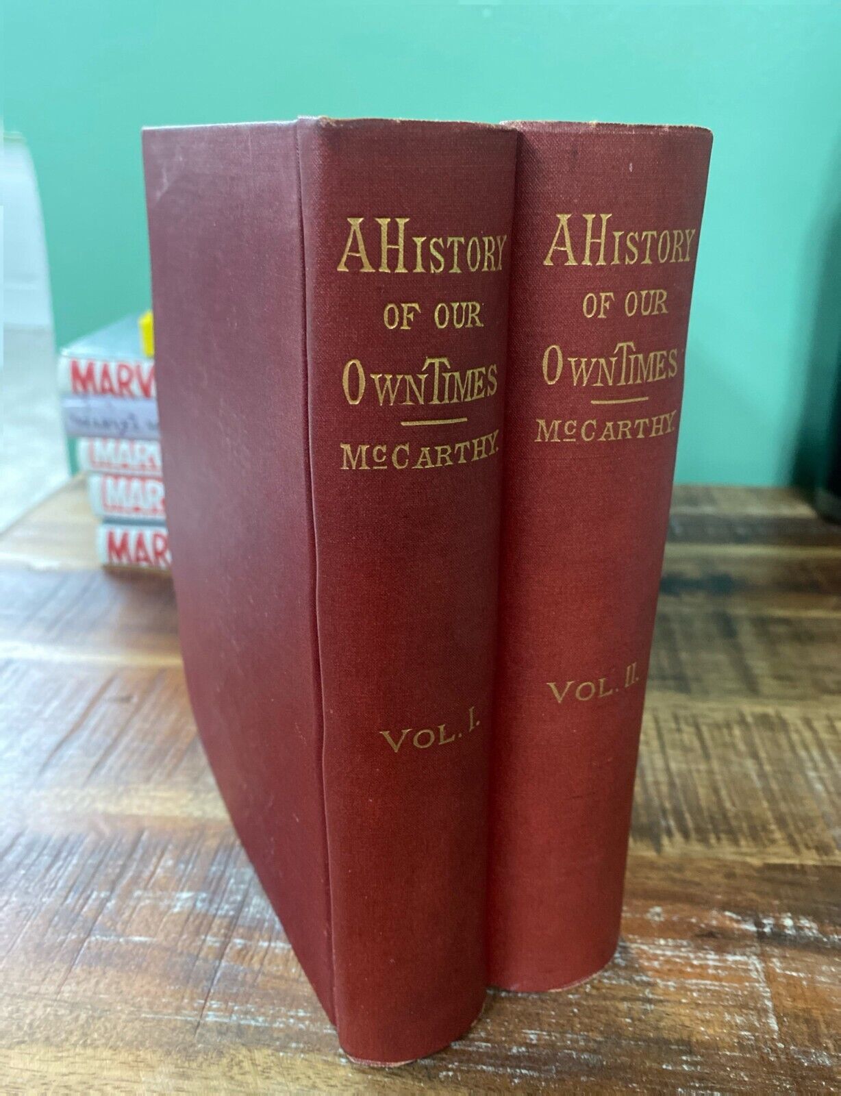 A History of Our Own Times by Justin McCarthy c.1894 Hardcover Two Volume Set