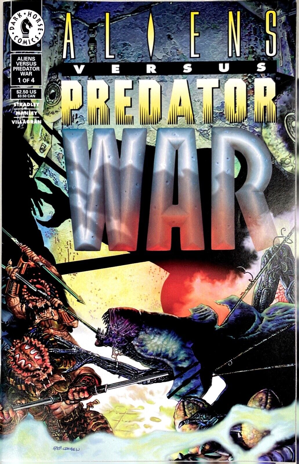Dark Horse Comics Aliens Versus Predator: War #1 Modern Age 1995