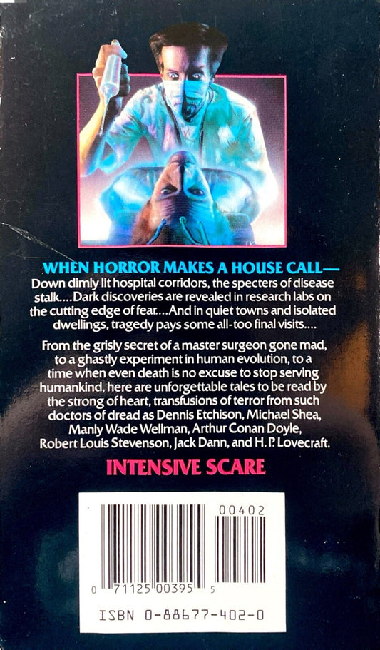 Intensive Scare edited by Karl Edward Wagner 1990 Daw Paperbacks From Hell