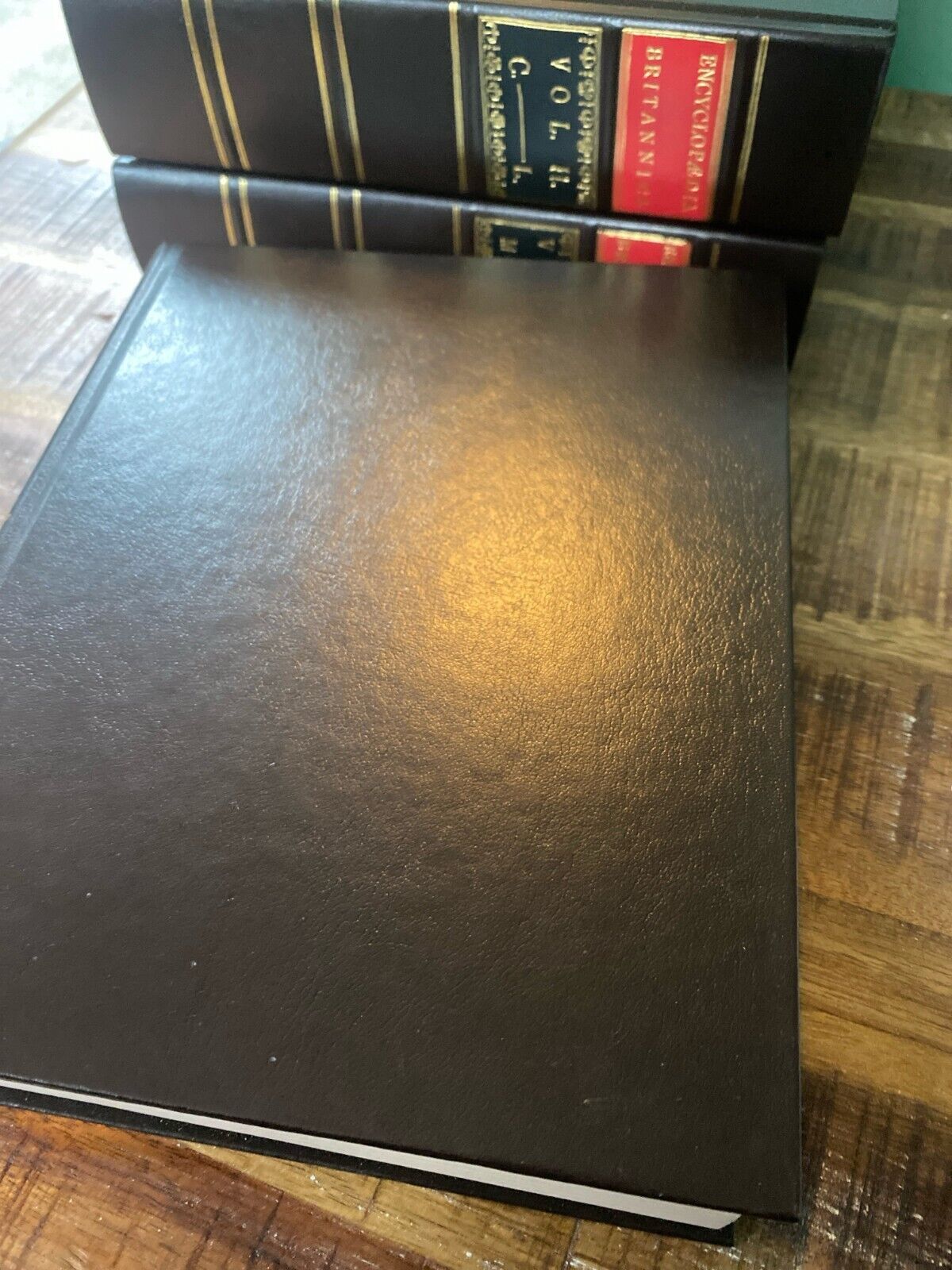 Encyclopaedia Britannica 1771 Facsimile Edition 3 Volume Set Leather Hardcover