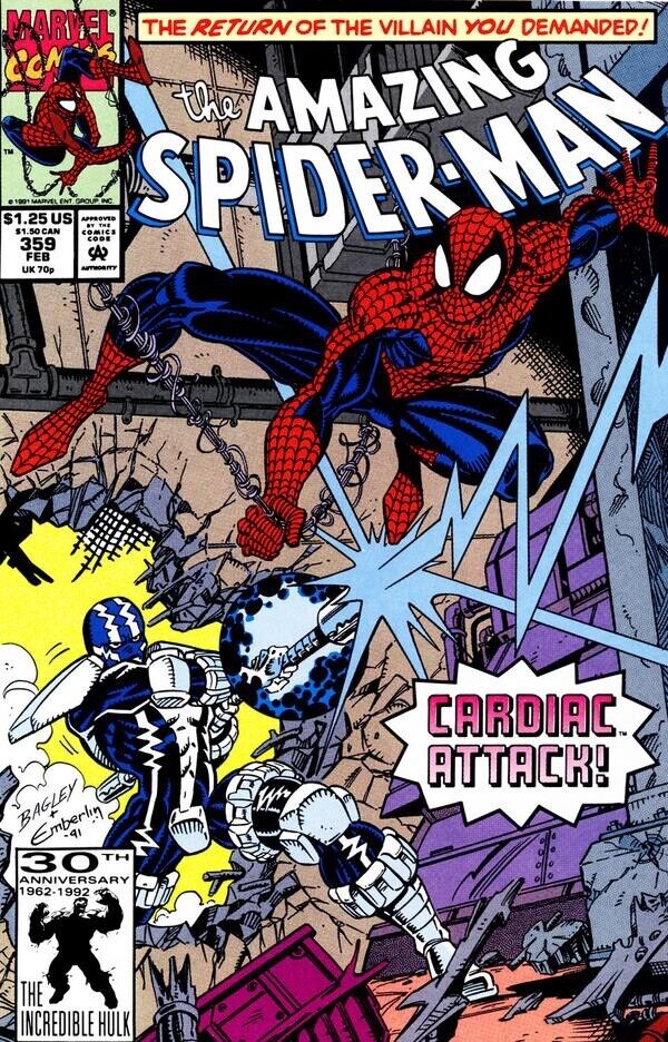 Marvel Comics Amazing Spider-man #359 Modern Age 1992