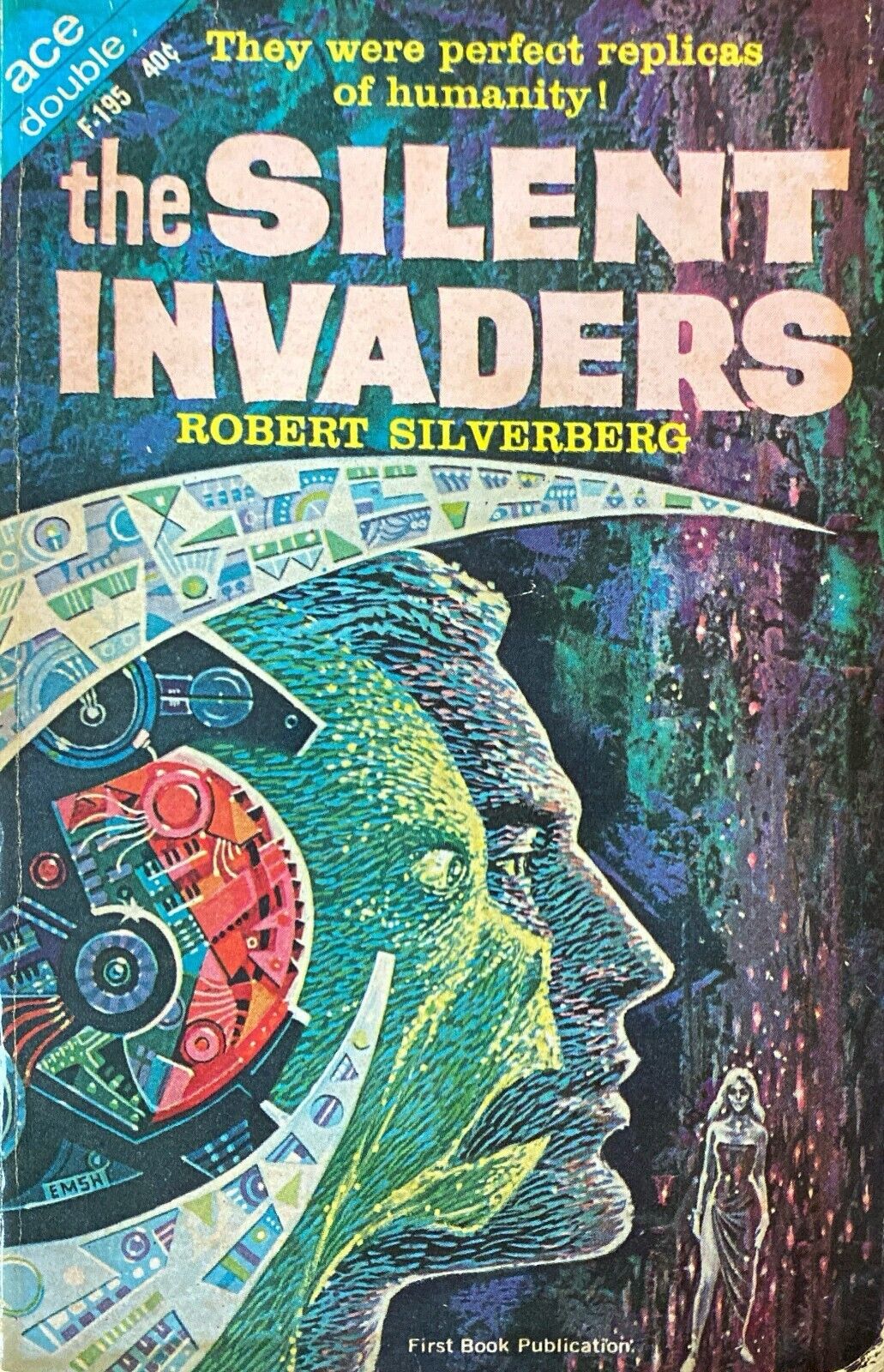 Battle on Venus/The Silent Invaders by Temple/Silverberg 1963 Ace Double F-195