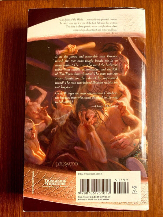 The Spine of the World by R.A. Salvatore 2009 Wizards Paperback Forgotten Realms