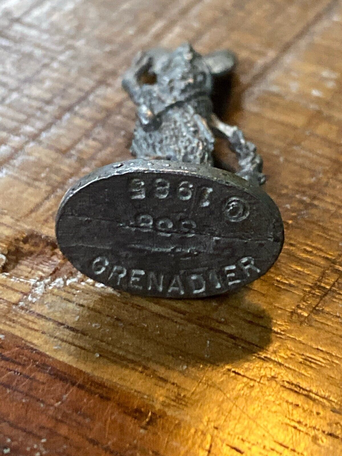 Royal Guardsman of the Undead Legion Standard Bearer TTRPG Pewter Mini 1985 D&D