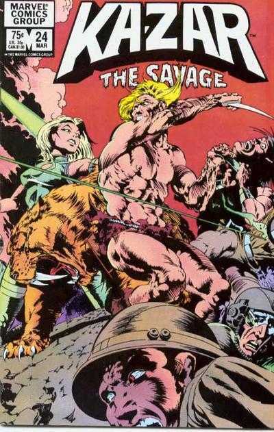 Marvel Comics Ka-zar the Savage #24 Bronze Age 1983