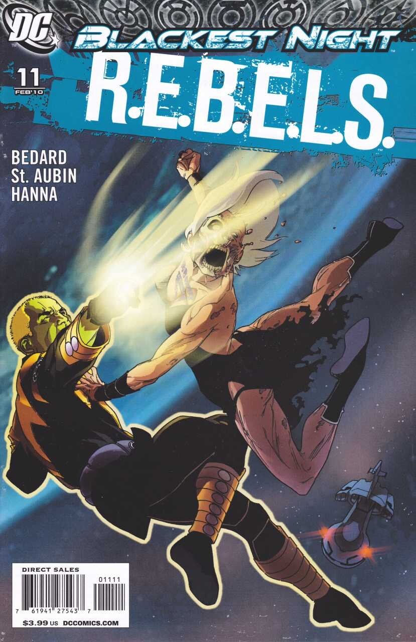 DC Comics R.E.B.E.L.S. #11 Modern Age 2010 Blackest Night