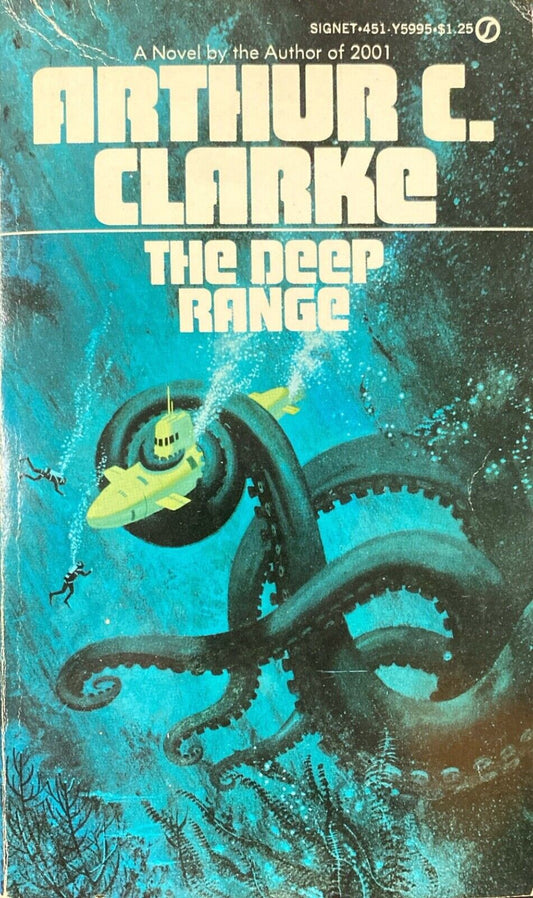 The Deep Range by Arthur C. Clarke 1958 Signet Y5995 Paperback