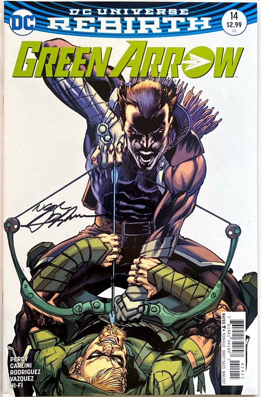 DC Comics Green Arrow #14 Variant Modern Age 2017 Signed Neal Adams