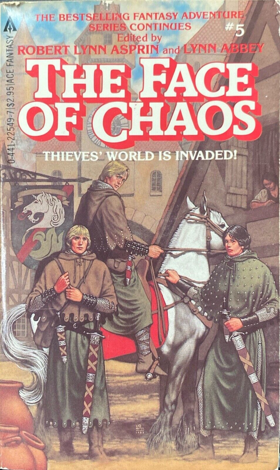 The Face of Chaos by Robert Lynn Asprin 1983 Ace Paperback Thieves' World 5
