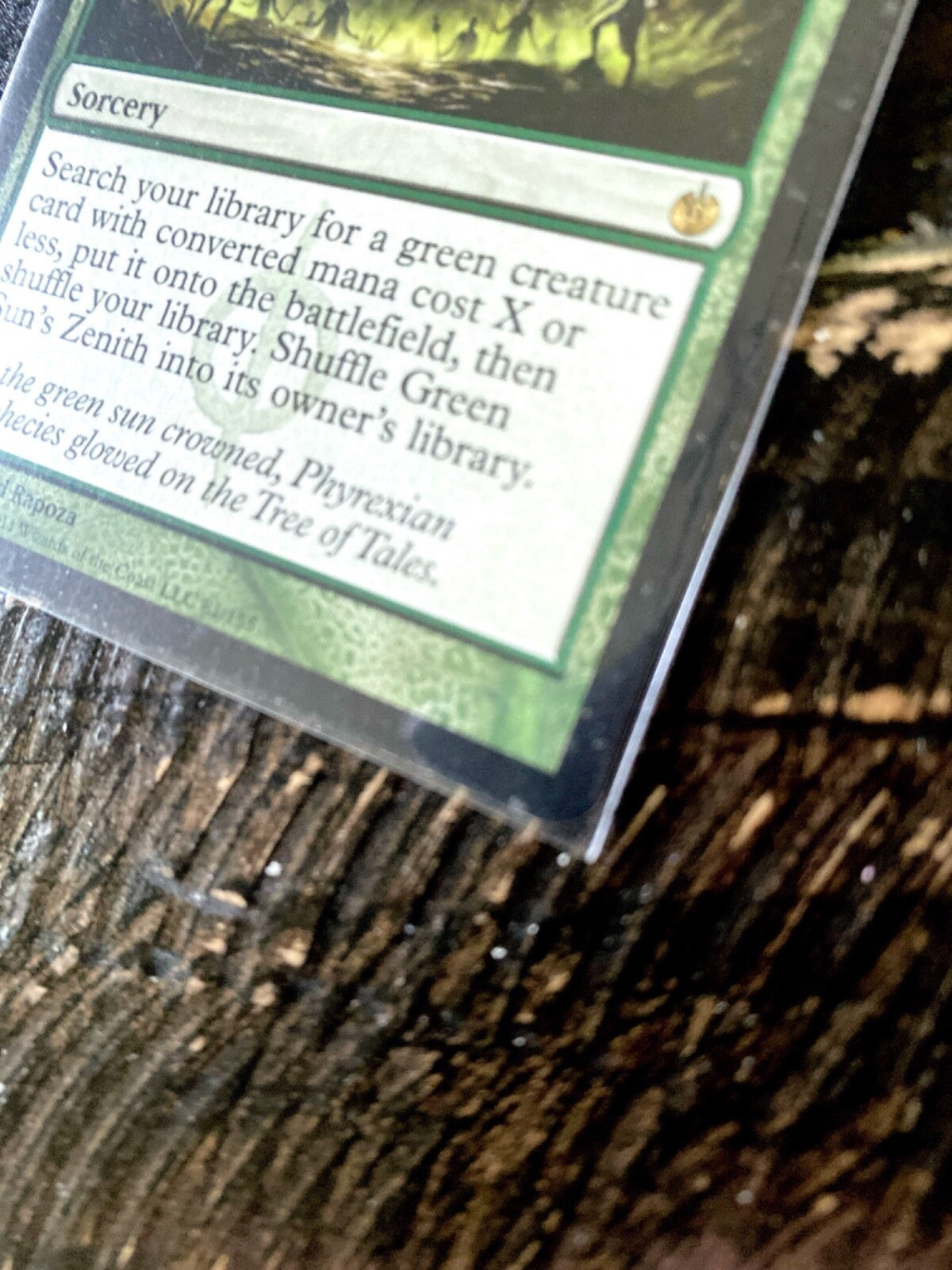 Magic the Gathering (MTG) Green Sun's Zenith Mirrodin Besieged