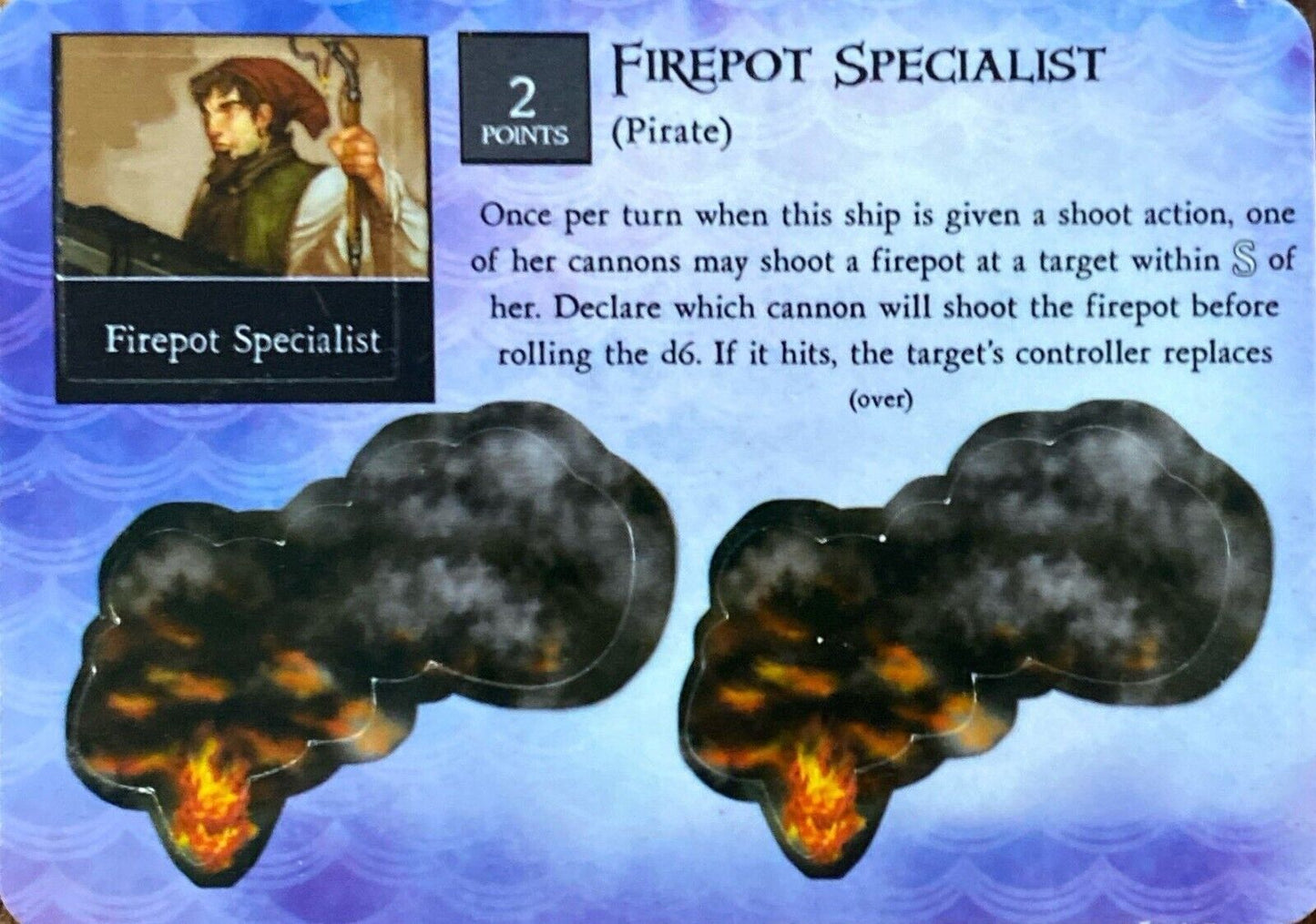 WizKids Pirates CSG at Ocean's Edge 043 Firepot Specialist (Pirate)